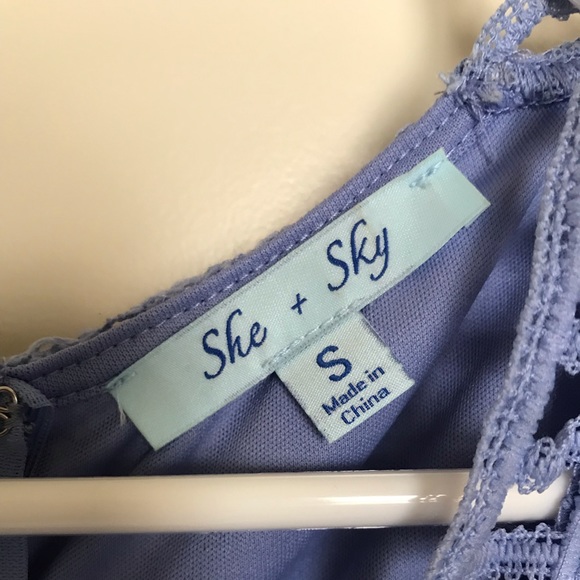 She + Sky romper - Picture 3 of 5